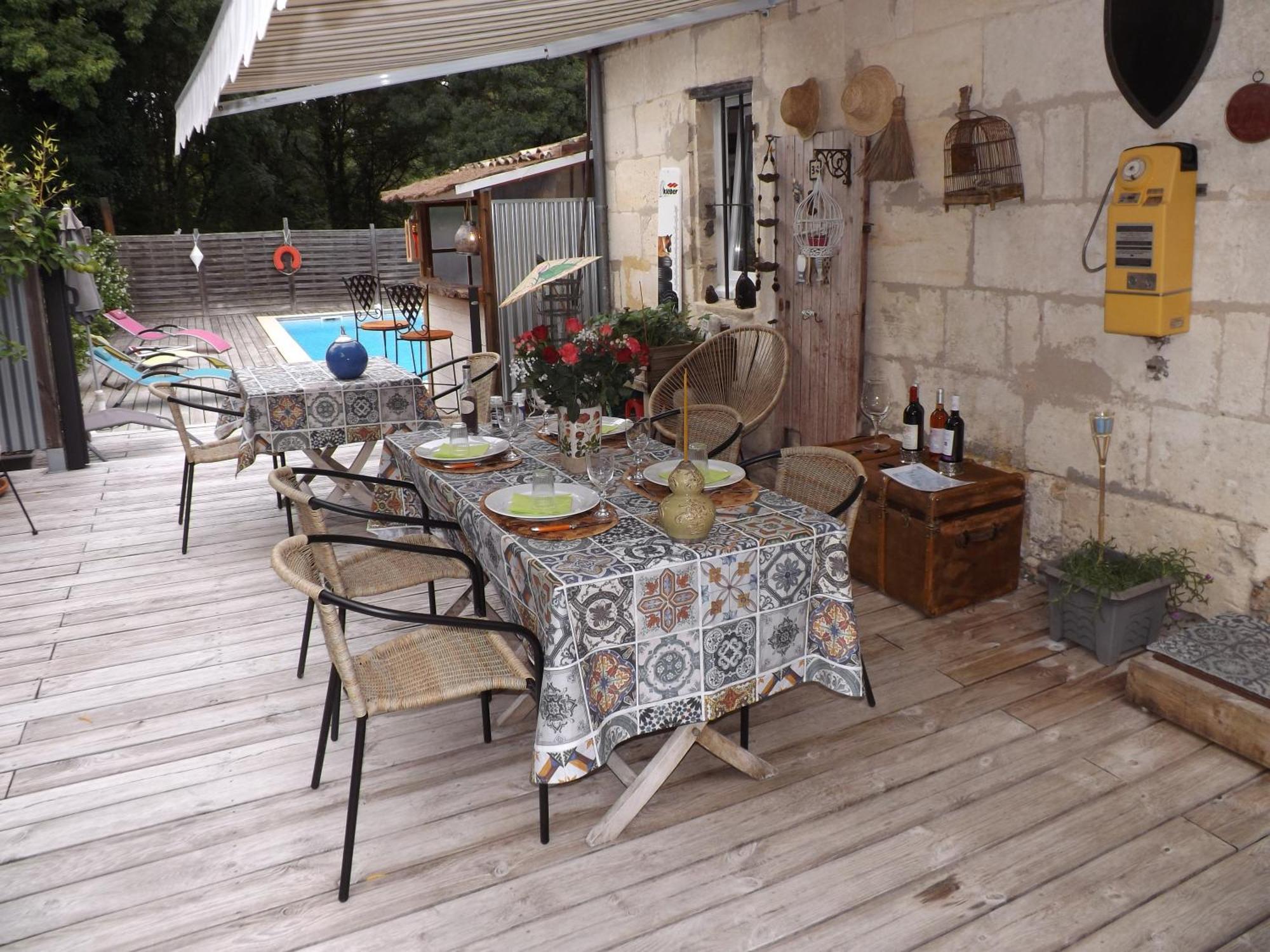 La Girondine Bed & Breakfast Galgon Bagian luar foto